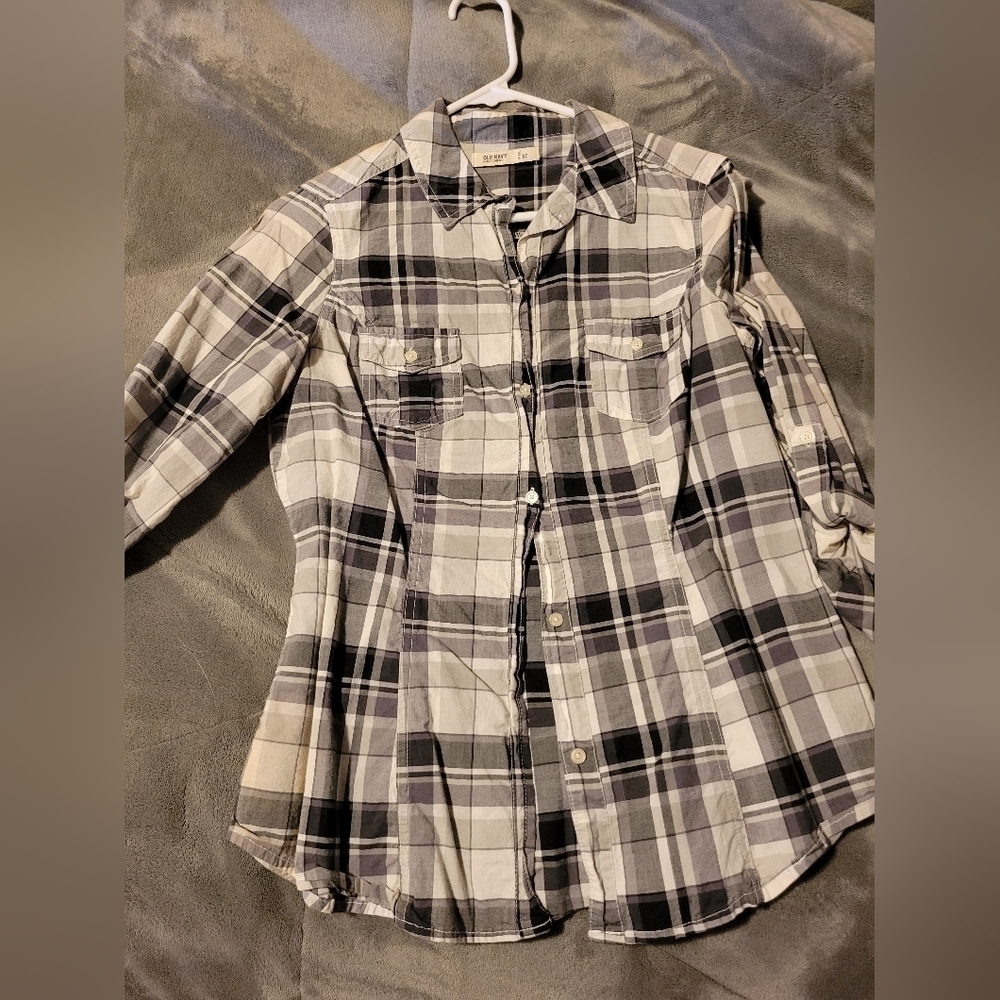 Old Navy Plaid button up